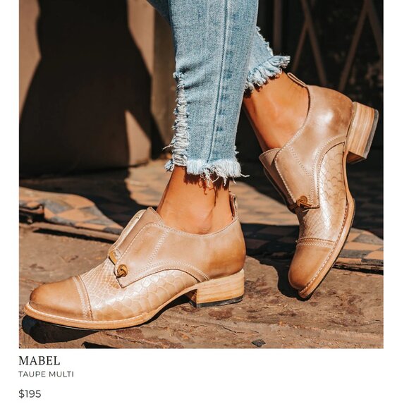 FREEBIRD By Steven MabelLeather Cap Toe Slip On Oxfords 8